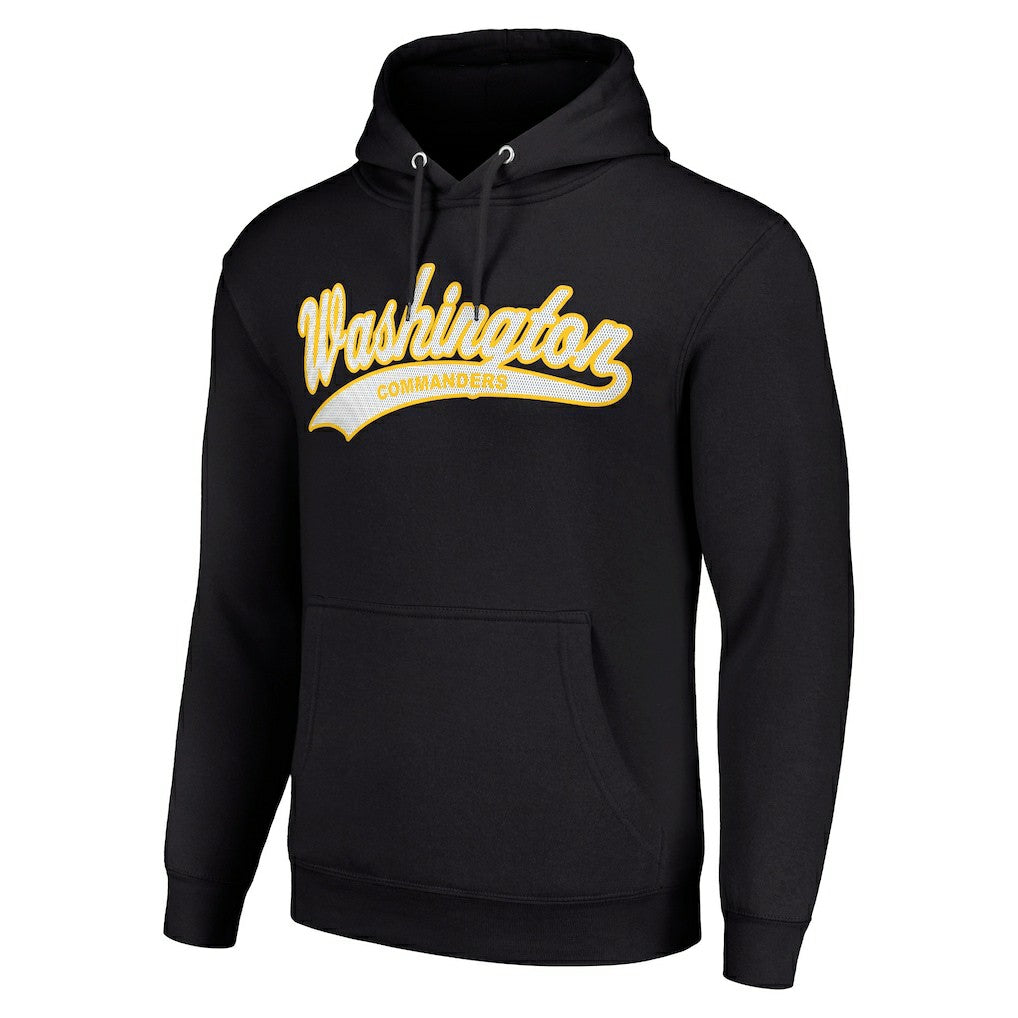 Washington Commanders Starter Unisex Tailsweep Pullover Hoodie - Black - NFL
