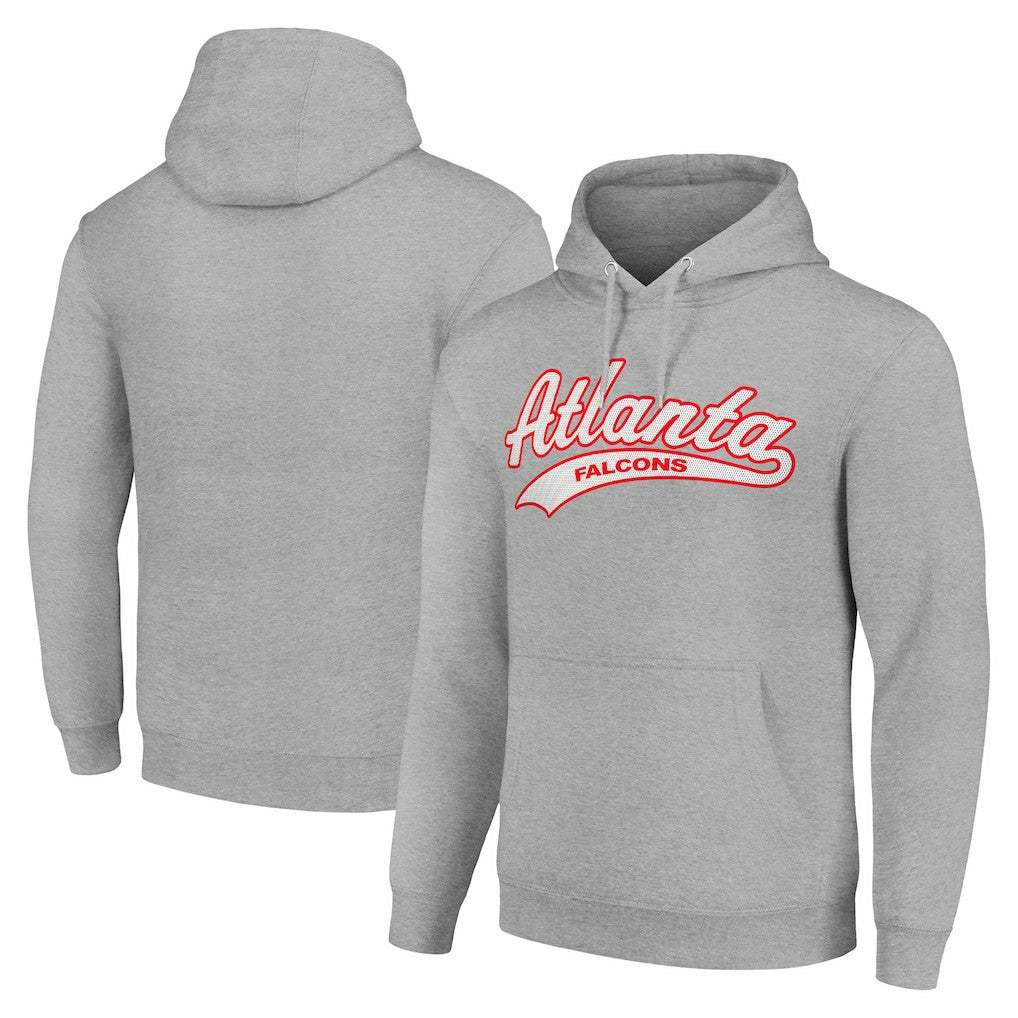 Atlanta Falcons Starter Unisex Tailsweep Pullover Hoodie - Heather Gray - NFL
