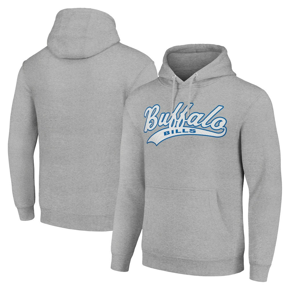 Buffalo Bills Starter Unisex Tailsweep Pullover Hoodie - Heather Gray - NFL