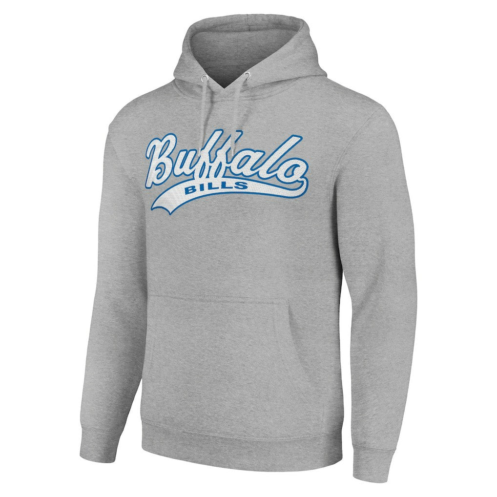 Buffalo Bills Starter Unisex Tailsweep Pullover Hoodie - Heather Gray - NFL
