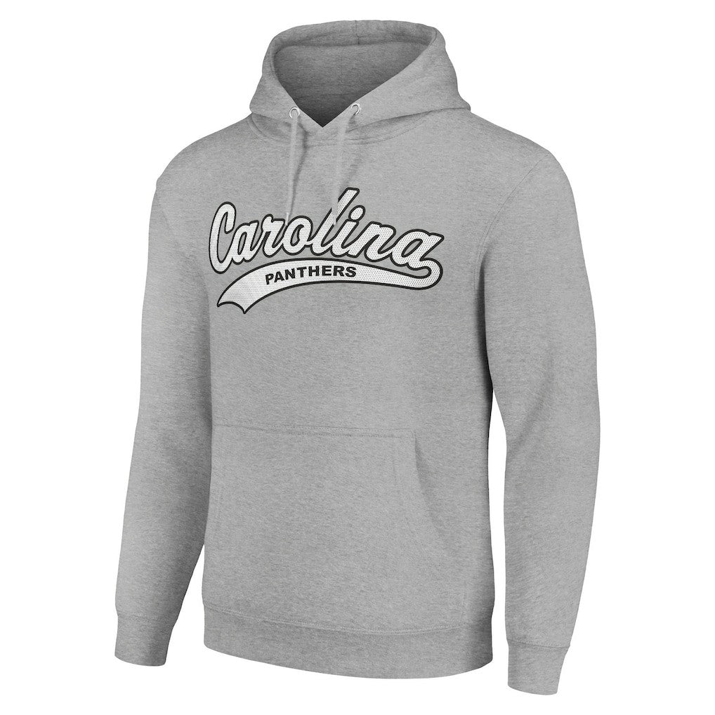 Carolina Panthers Starter Unisex Tailsweep Pullover Hoodie - Heather Gray - NFL