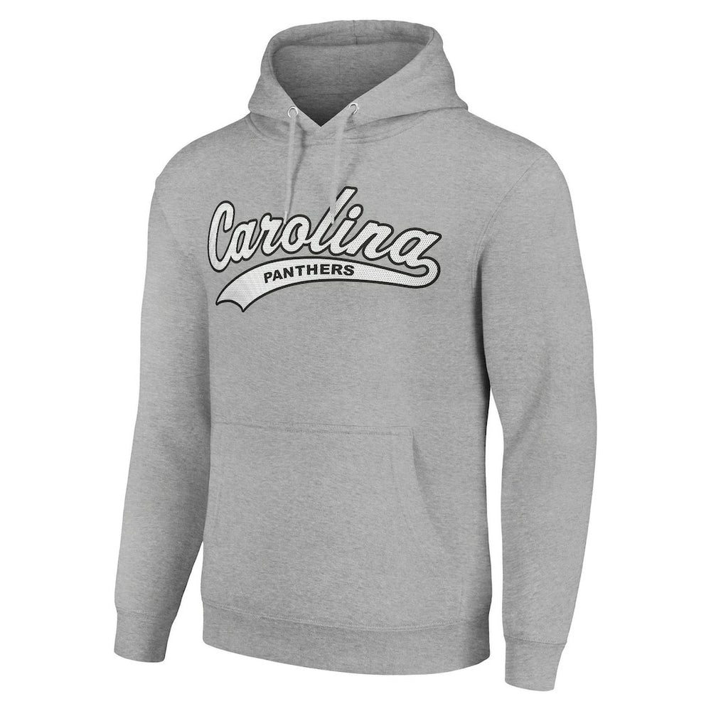 Carolina Panthers Starter Unisex Tailsweep Pullover Hoodie - Heather Gray - NFL