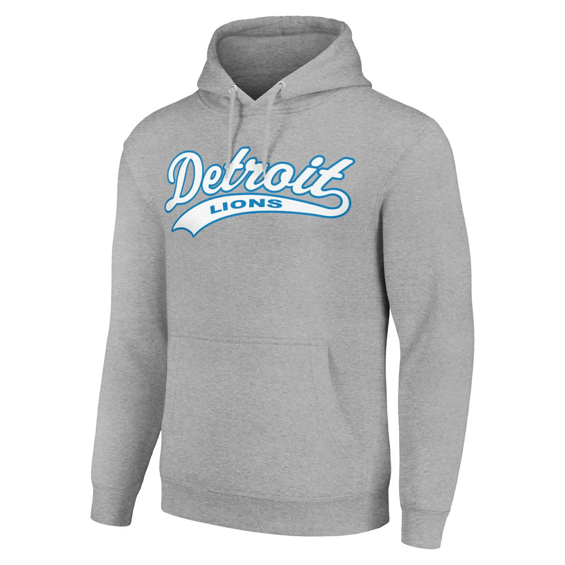 Detroit Lions Starter Unisex Tailsweep Pullover Hoodie - Heather Gray - NFL