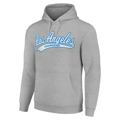 Los Angeles Chargers Starter Unisex Tailsweep Pullover Hoodie - Heather Gray - NFL