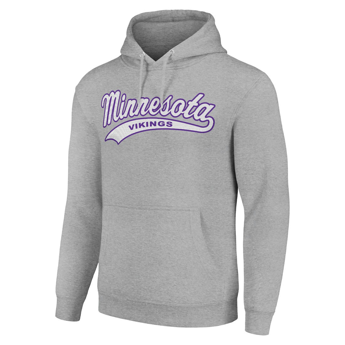 Minnesota Vikings Starter Unisex Tailsweep Pullover Hoodie - Heather Gray - NFL