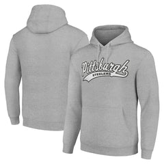 Pittsburgh Steelers Starter Unisex Tailsweep Pullover Hoodie - Heather Gray - NFL