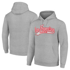 San Francisco 49ers Starter Unisex Tailsweep Pullover Hoodie - Heather Gray - NFL