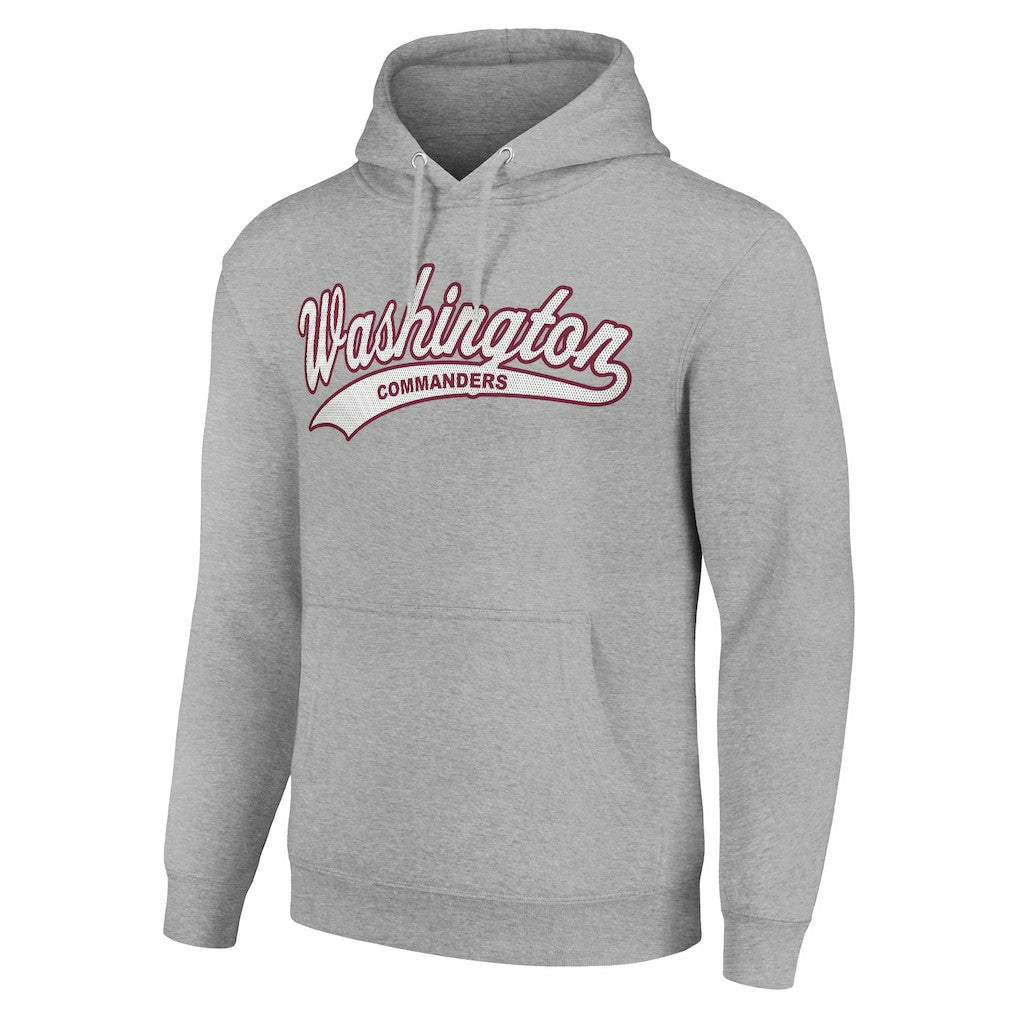 Washington Commanders Starter Unisex Tailsweep Pullover Hoodie - Heather Gray - NFL