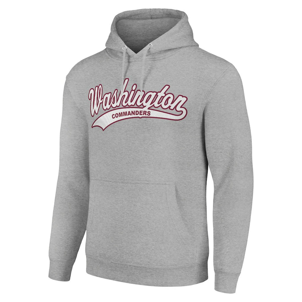 Washington Commanders Starter Unisex Tailsweep Pullover Hoodie - Heather Gray - NFL
