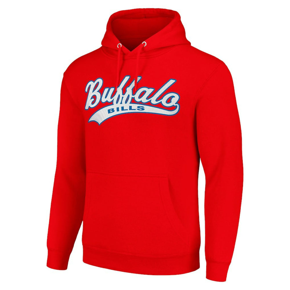 Buffalo Bills Starter Unisex Tailsweep Pullover Hoodie - Red - NFL