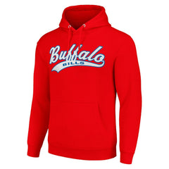 Buffalo Bills Starter Unisex Tailsweep Pullover Hoodie - Red - NFL