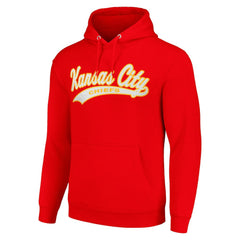 Kansas City Chiefs Starter Unisex Tailsweep Pullover Hoodie - Red - NFL