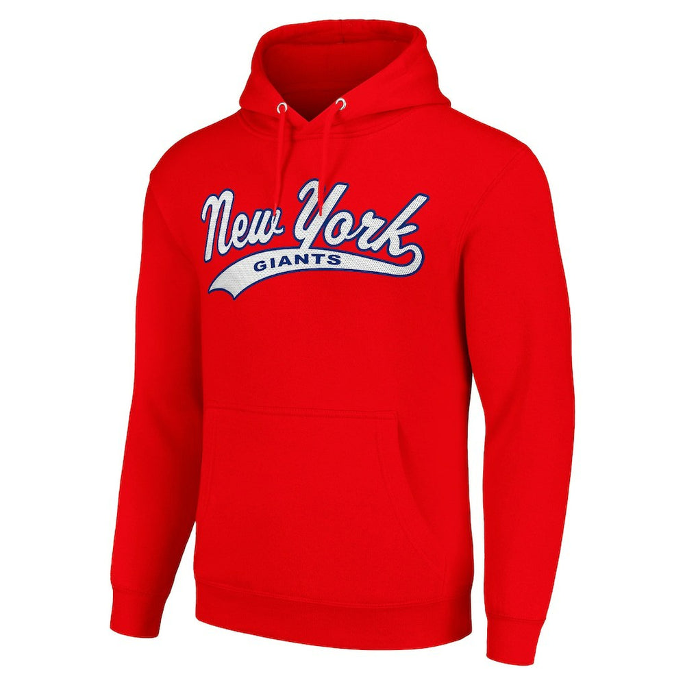 New York Giants Starter Unisex Tailsweep Pullover Hoodie - Red - NFL