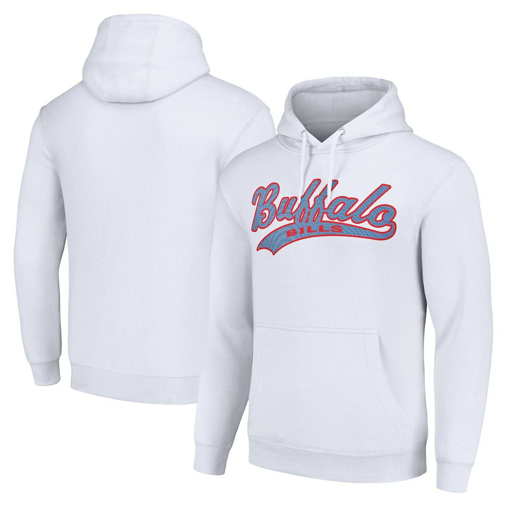 Buffalo Bills Starter Unisex Tailsweep Pullover Hoodie - White - NFL