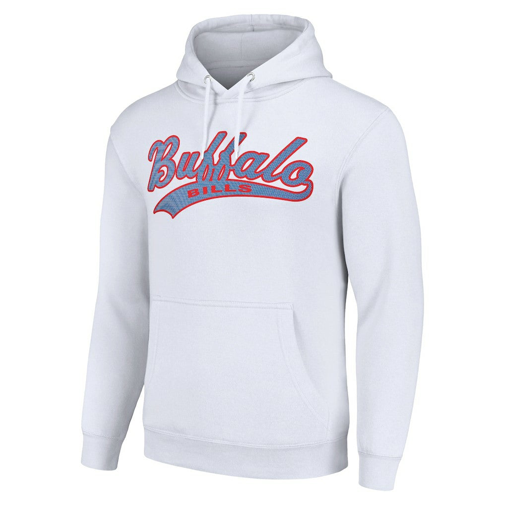 Buffalo Bills Starter Unisex Tailsweep Pullover Hoodie - White - NFL