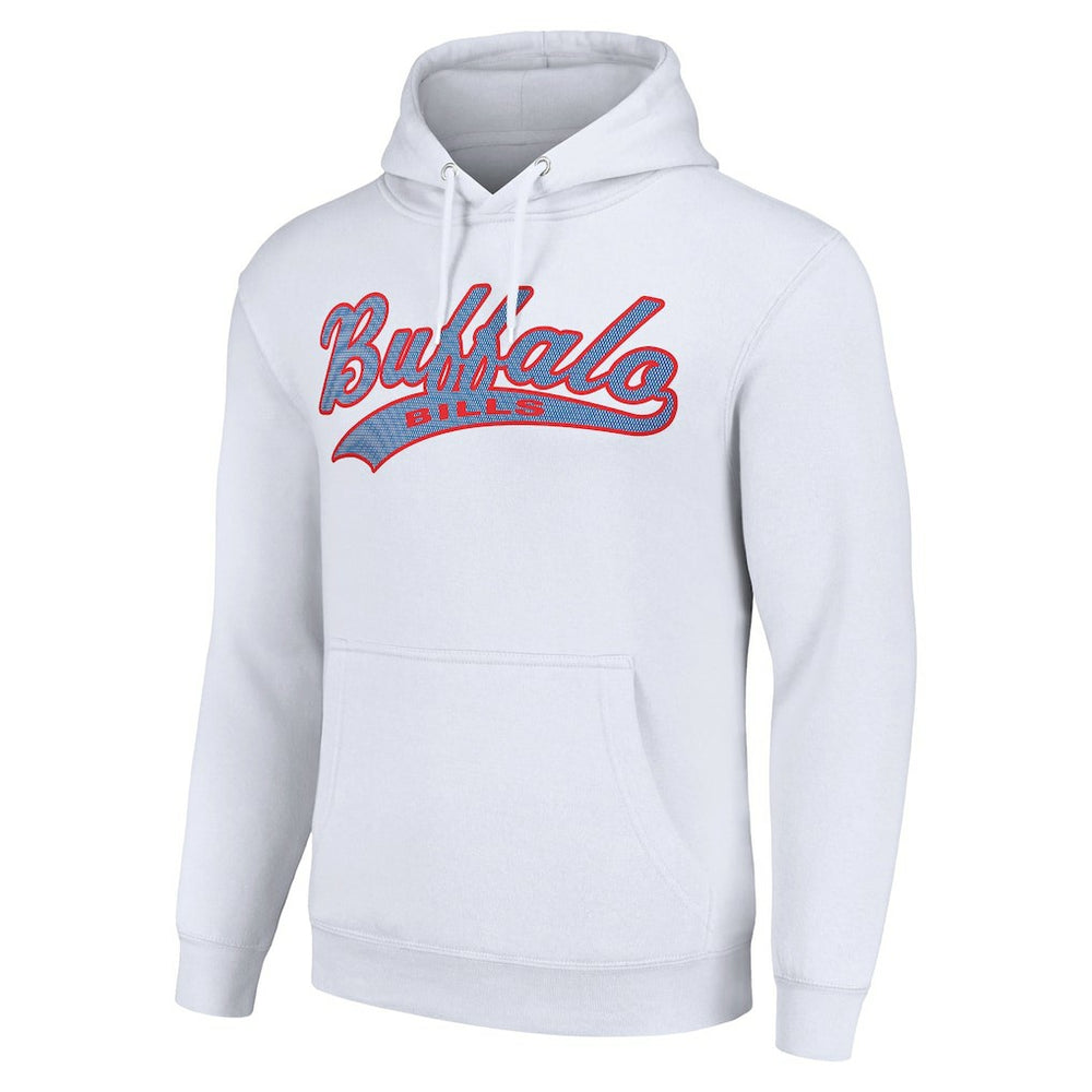 Buffalo Bills Starter Unisex Tailsweep Pullover Hoodie - White - NFL