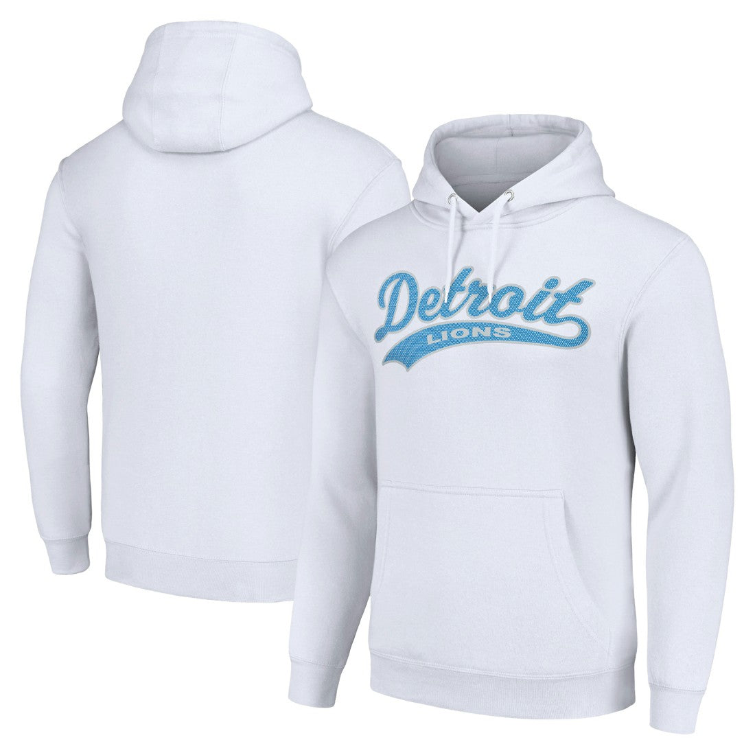 Detroit Lions Starter Unisex Tailsweep Pullover Hoodie - White - NFL