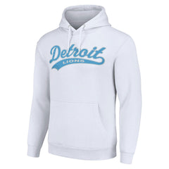 Detroit Lions Starter Unisex Tailsweep Pullover Hoodie - White - NFL