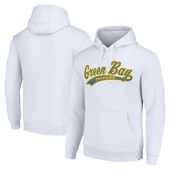 Green Bay Packers Starter Unisex Tailsweep Pullover Hoodie - White - NFL