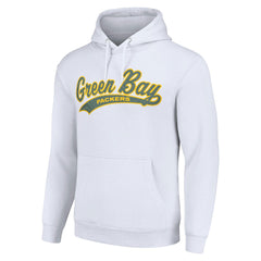 Green Bay Packers Starter Unisex Tailsweep Pullover Hoodie - White - NFL