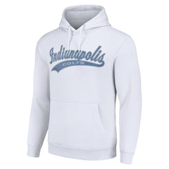 Indianapolis Colts Starter Unisex Tailsweep Pullover Hoodie - White - NFL