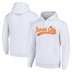 Kansas City Chiefs Starter Unisex Tailsweep Pullover Hoodie - White - NFL