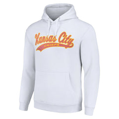 Kansas City Chiefs Starter Unisex Tailsweep Pullover Hoodie - White - NFL
