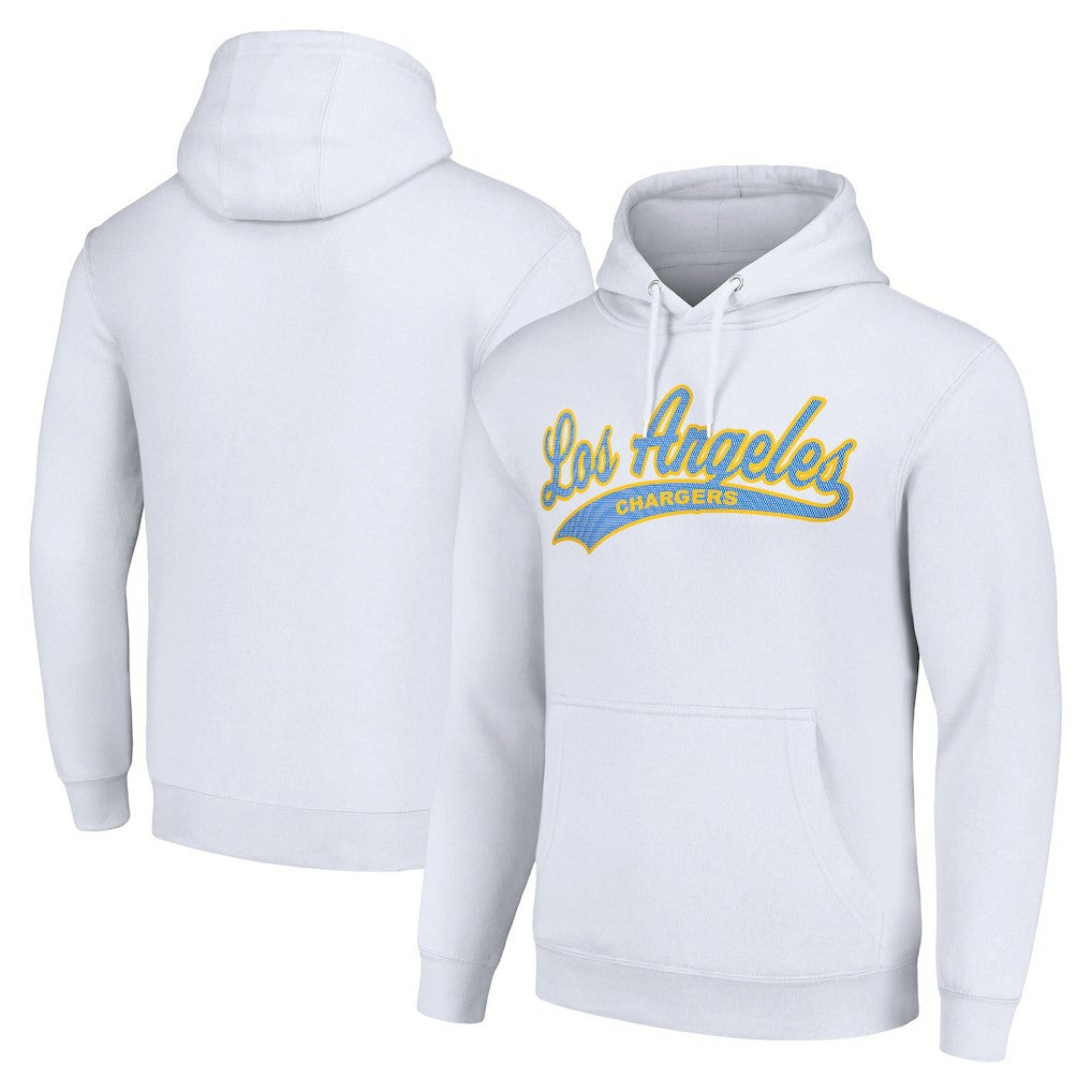 Los Angeles Chargers Starter Unisex Tailsweep Pullover Hoodie - White - NFL