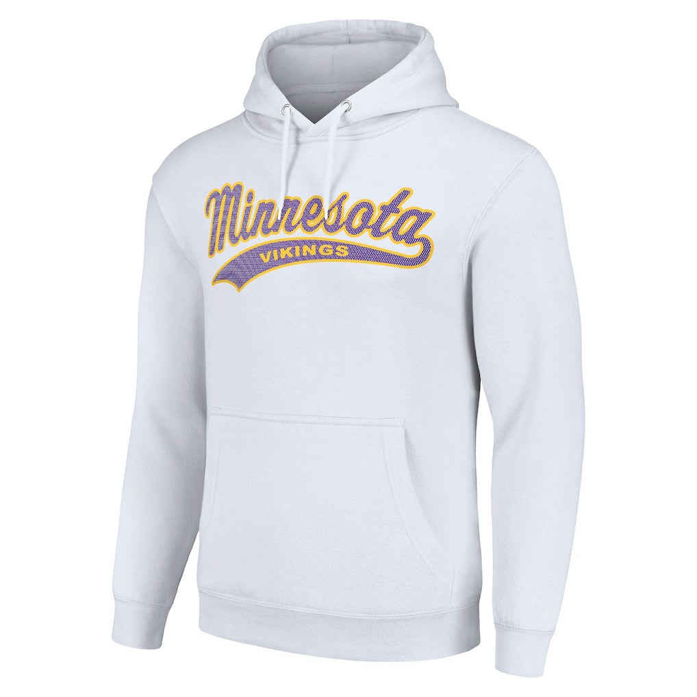 Minnesota Vikings Starter Unisex Tailsweep Pullover Hoodie - White - NFL