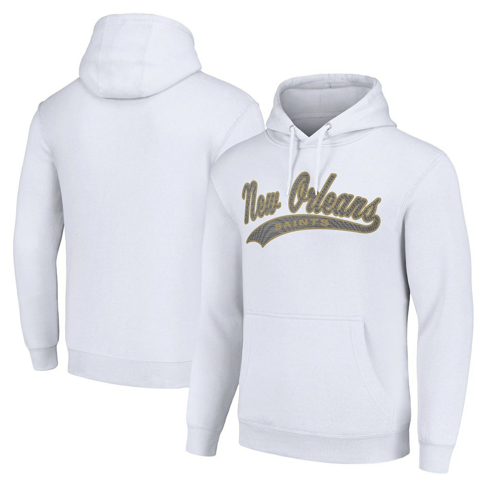 New Orleans Saints Starter Unisex Tailsweep Pullover Hoodie - White - NFL
