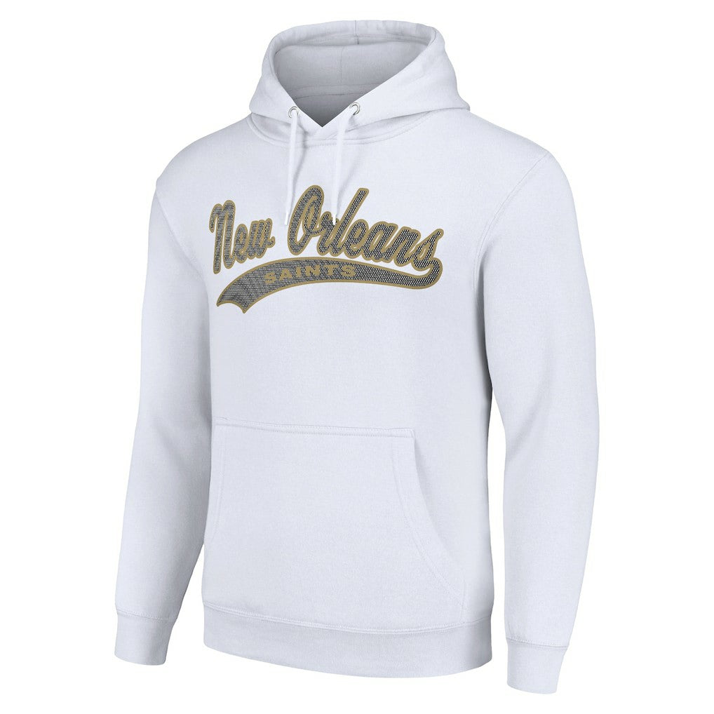 New Orleans Saints Starter Unisex Tailsweep Pullover Hoodie - White - NFL