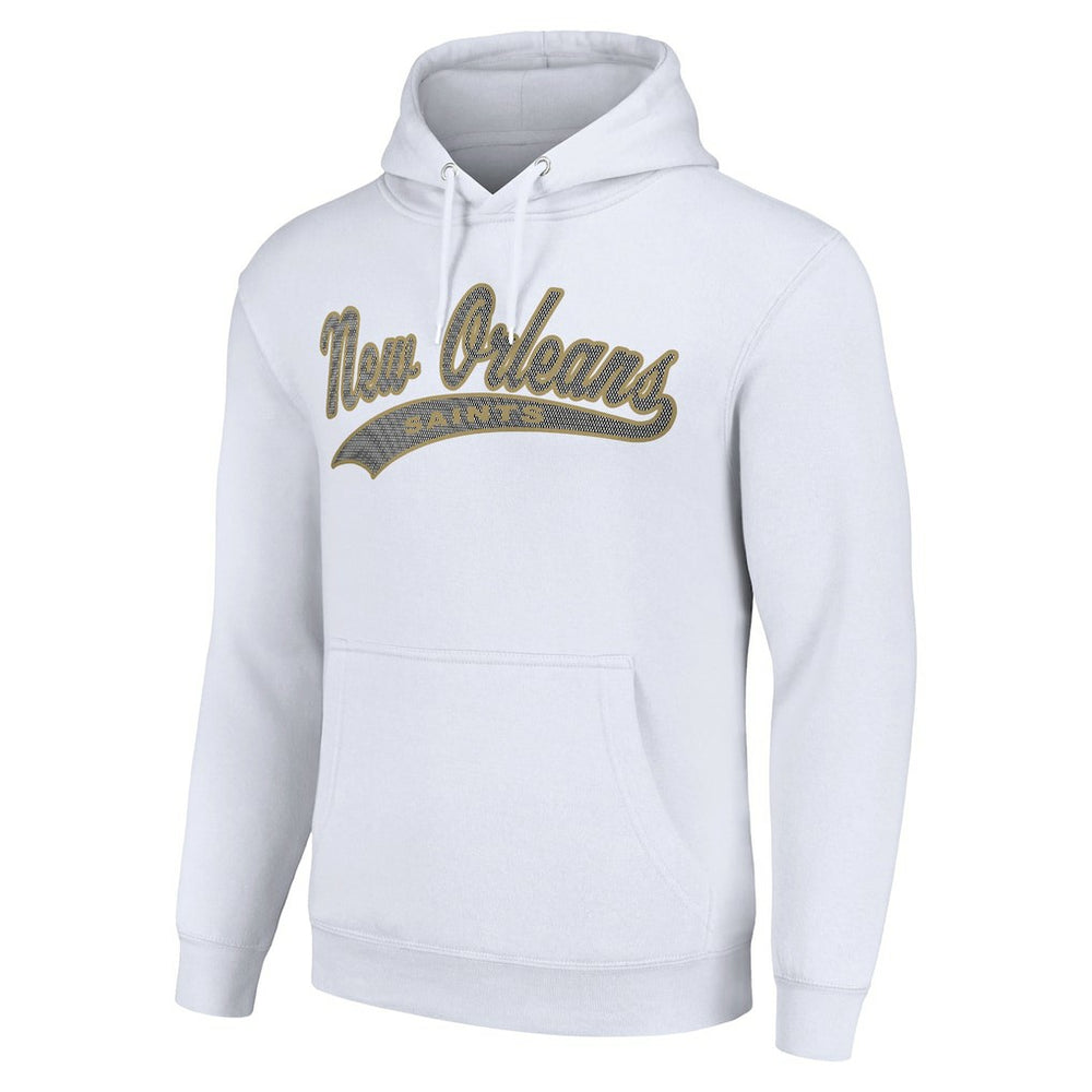 New Orleans Saints Starter Unisex Tailsweep Pullover Hoodie - White - NFL