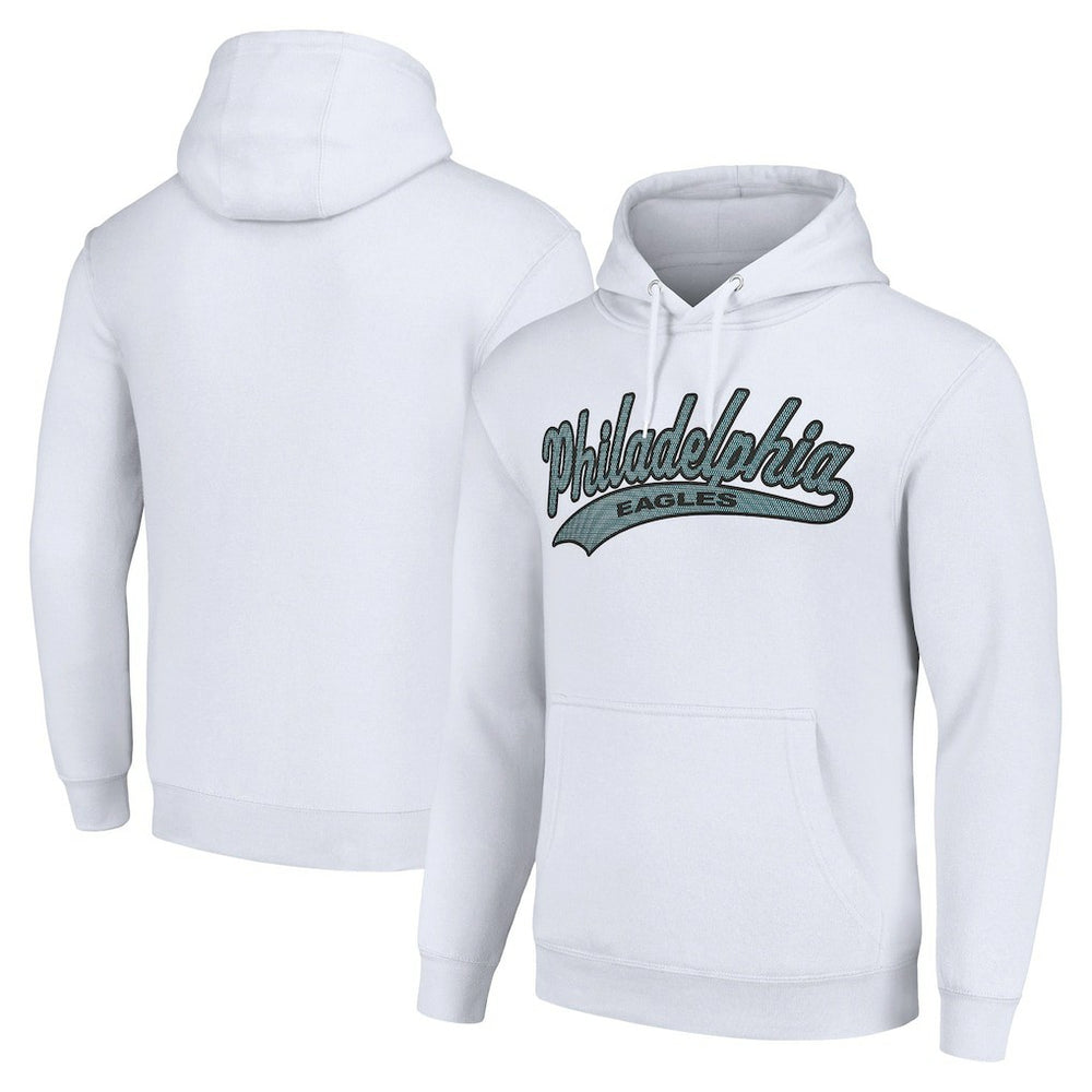 Philadelphia Eagles Starter Unisex Tailsweep Pullover Hoodie - White - NFL