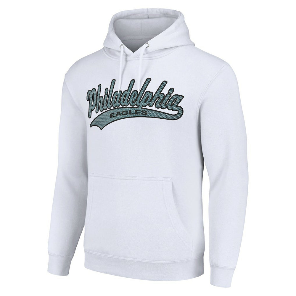 Philadelphia Eagles Starter Unisex Tailsweep Pullover Hoodie - White - NFL
