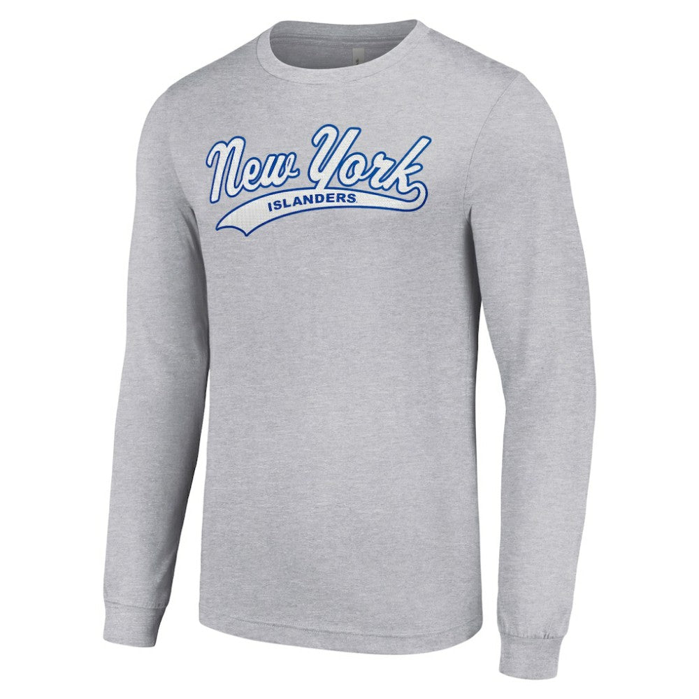 New York Islanders Starter Tailsweep T-Shirt - Heather Gray | NHL Lifestyle