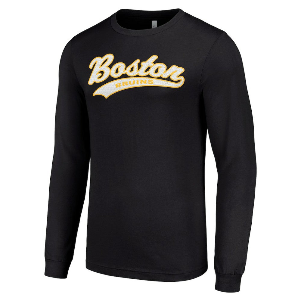 Boston Bruins Starter Tailsweep T-Shirt - Black | NHL Lifestyle