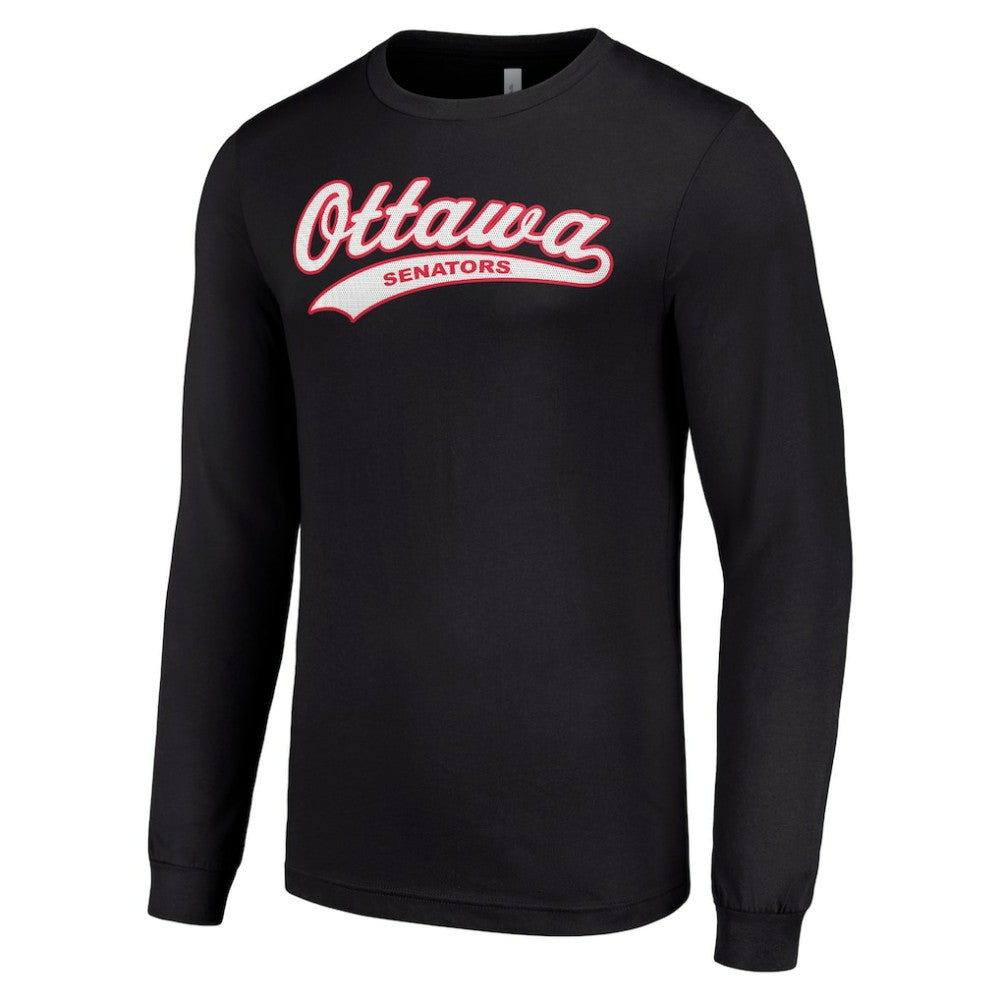 Ottawa Senators Starter Tailsweep T-Shirt - Black | NHL Clearance