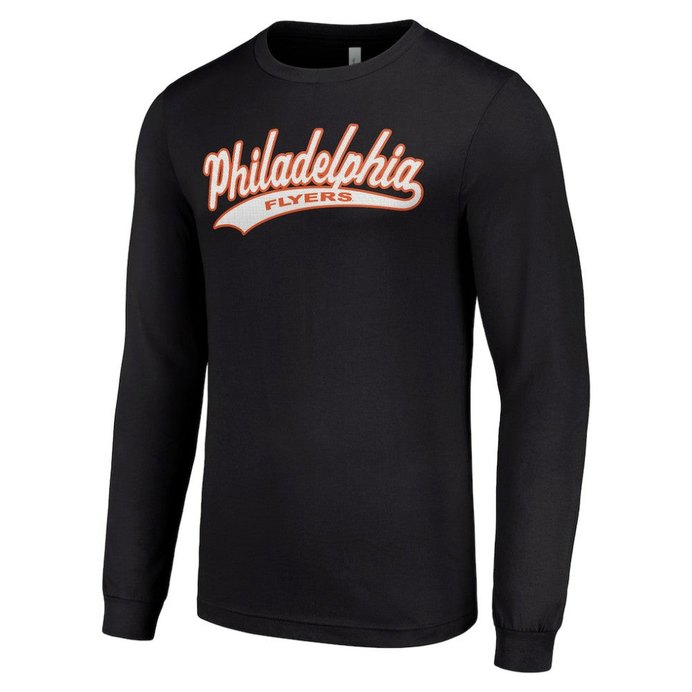 Philadelphia Flyers Starter Tailsweep T-Shirt - Black | NHL Lifestyle