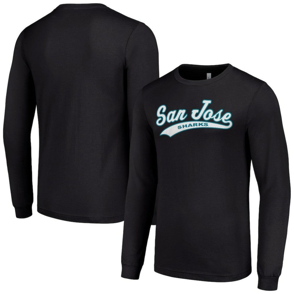 San Jose Sharks Starter Tailsweep T-Shirt - Black | NHL discount