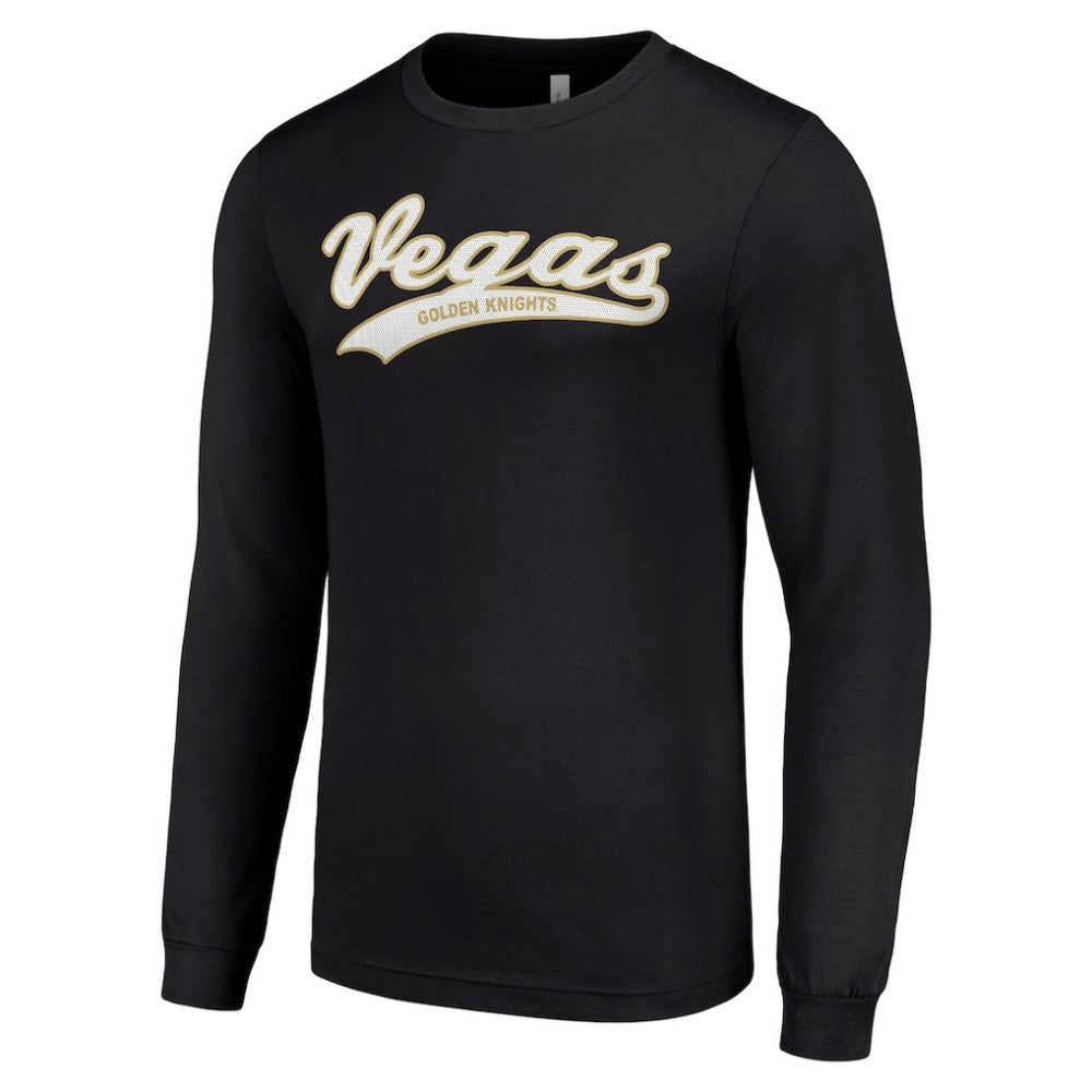 Vegas Golden Knights Starter Tailsweep T-Shirt - Black | NHL Clearance