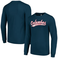 Columbus Blue Jackets Starter Tailsweep T-Shirt - Navy | NHL Clearance