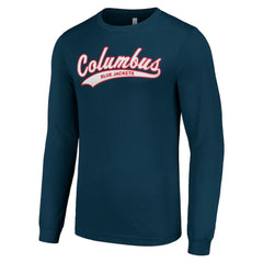 Columbus Blue Jackets Starter Tailsweep T-Shirt - Navy | NHL Clearance