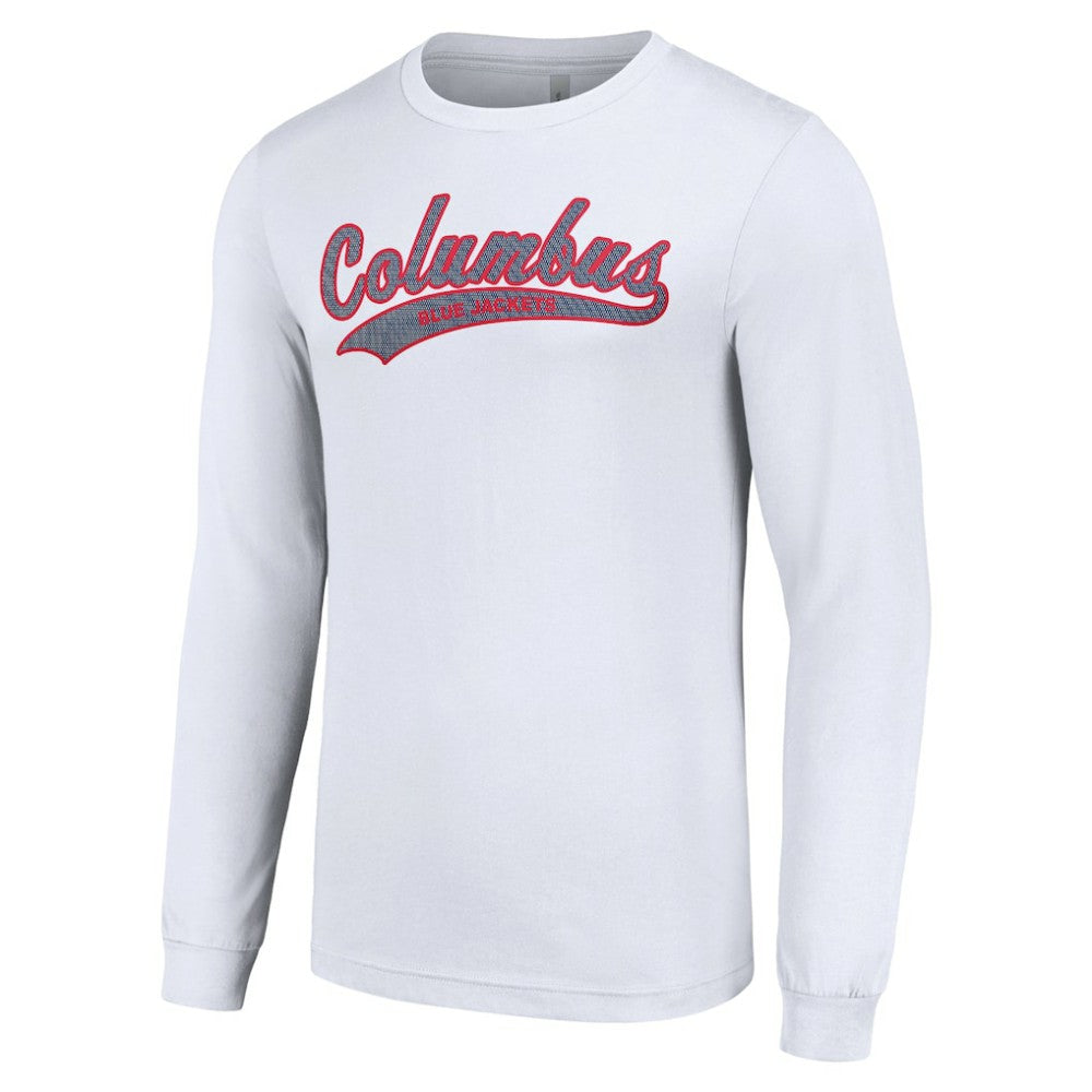 Columbus Blue Jackets Starter Tailsweep T-Shirt - White | NHL near me