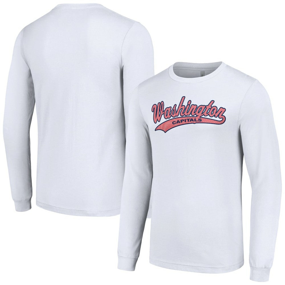 Washington Capitals Starter Tailsweep T-Shirt - White | NHL Lifestyle