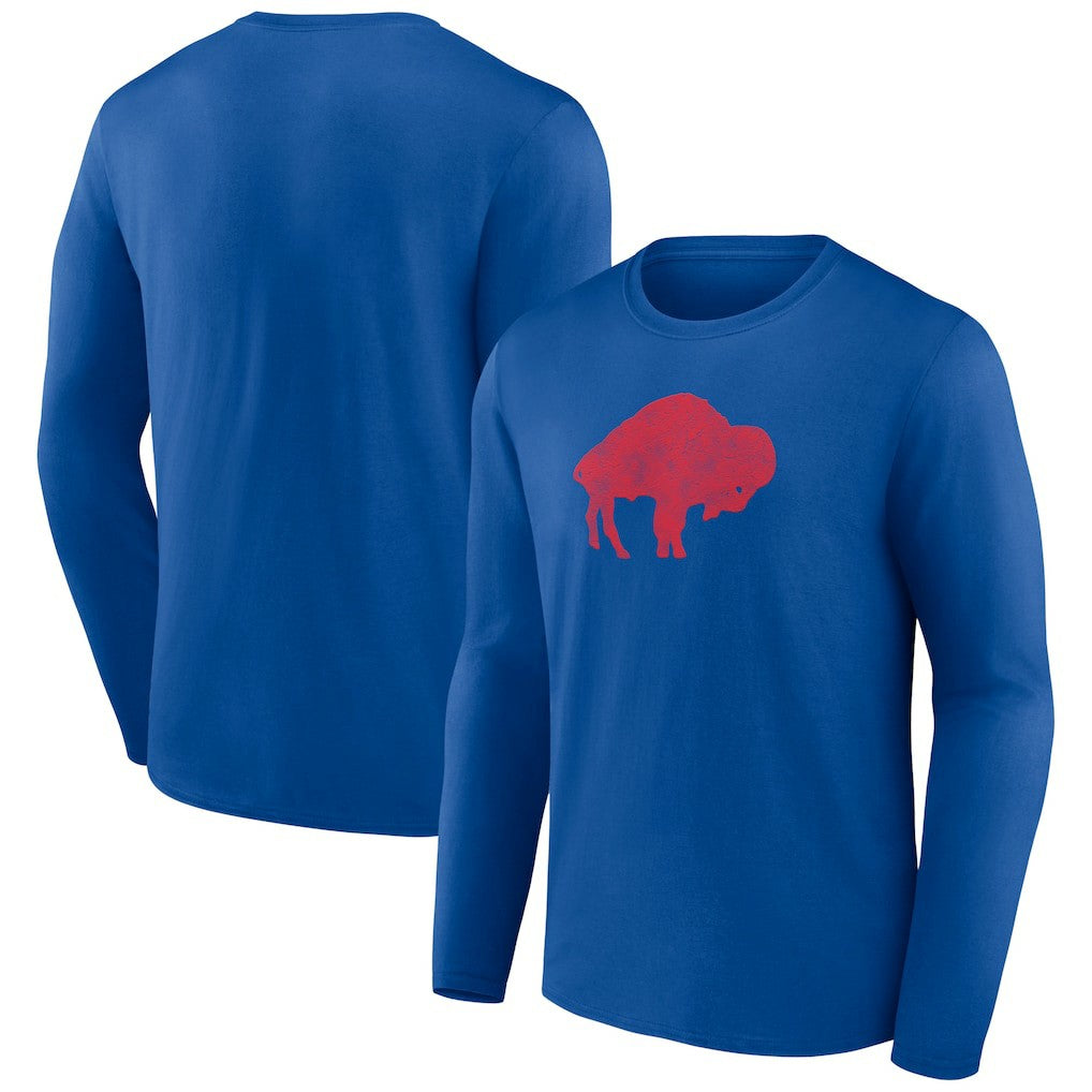 Buffalo Bills Throwback Long Sleeve T-Shirt - Royal - NFL