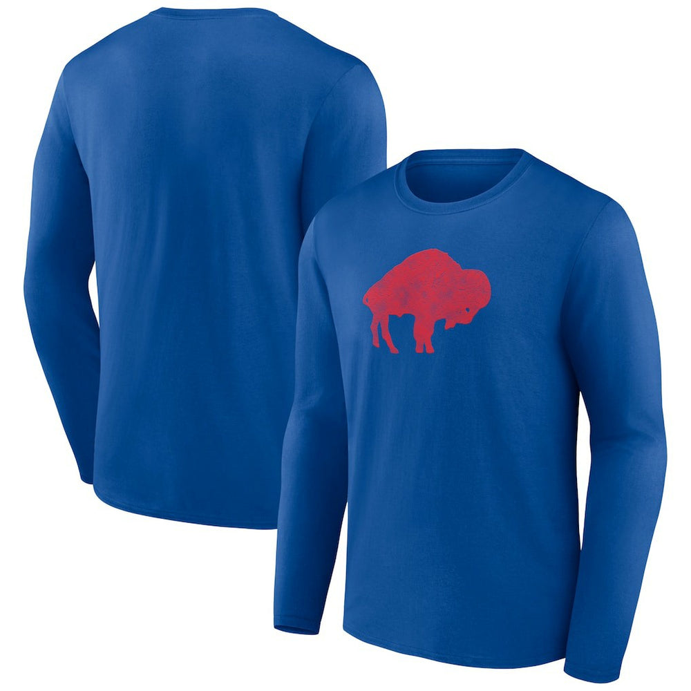Buffalo Bills Throwback Long Sleeve T-Shirt - Royal - NFL