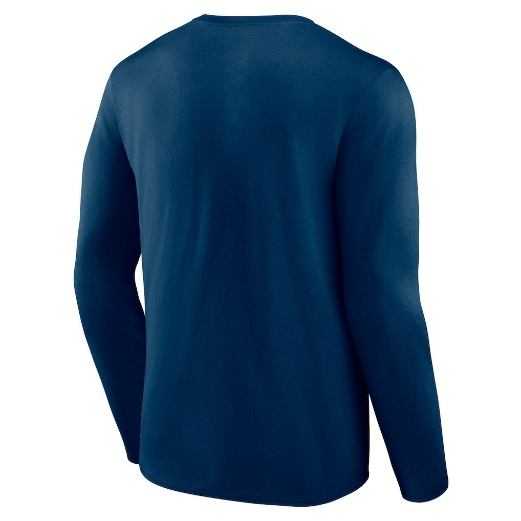 Chicago Bears Throwback Long Sleeve T-Shirt - Navy - NFL