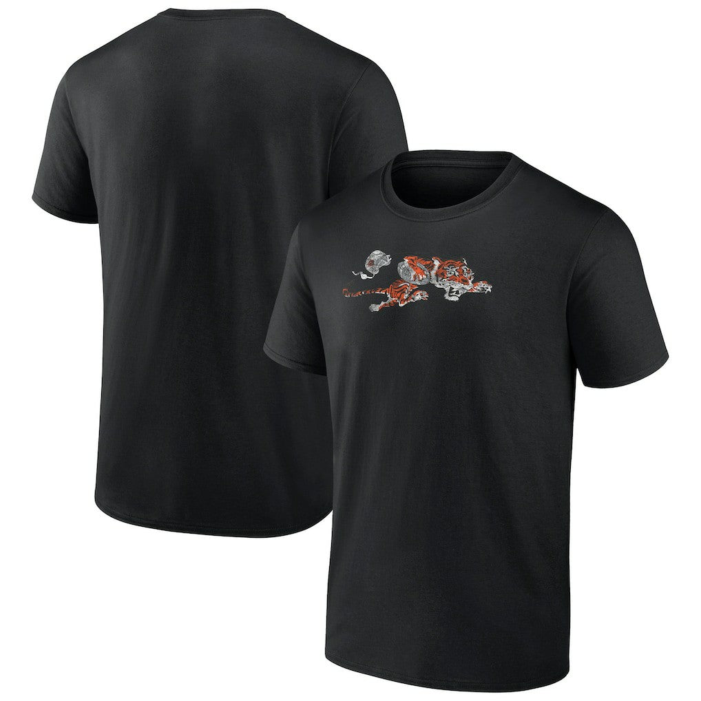 Cincinnati Bengals Throwback T-Shirt - Black - NFL