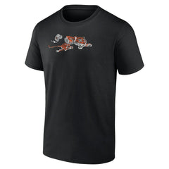 Cincinnati Bengals Throwback T-Shirt - Black - NFL