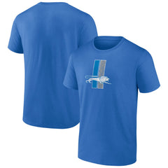 Detroit Lions Throwback T-Shirt - Blue - NFL